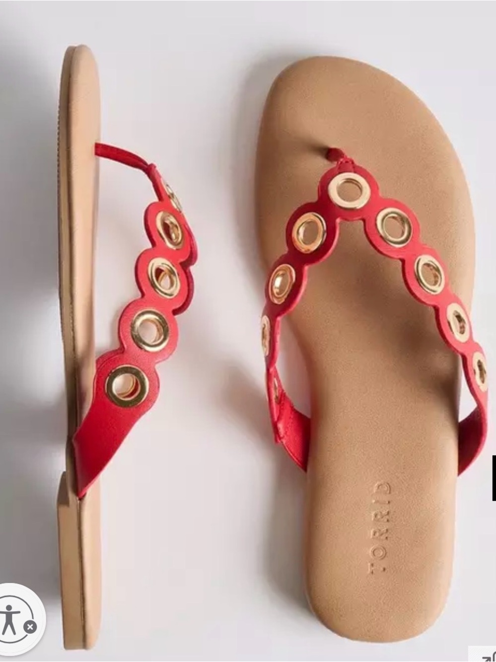 Torrid Grommet Flip Flops